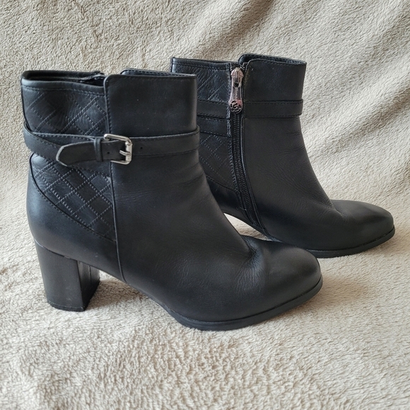 Blondo black block heel waterproof ankle boots size 8 - Picture 1 of 11